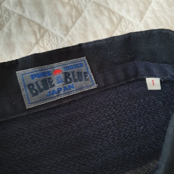 Blue Blue Japan Border Rugby Shirt - Grey & Navy - Picture 6 of 8